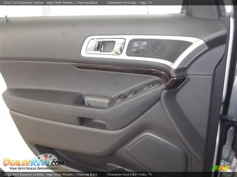 2012 Ford Explorer Limited Ingot Silver Metallic / Charcoal Black Photo #25