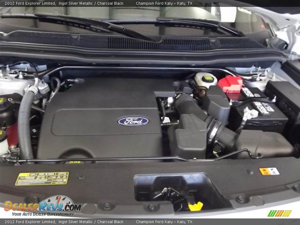 2012 Ford Explorer Limited Ingot Silver Metallic / Charcoal Black Photo #26