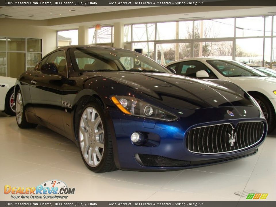 2009 Maserati GranTurismo Blu Oceano (Blue) / Cuoio Photo #1