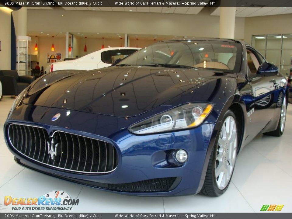 2009 Maserati GranTurismo Blu Oceano (Blue) / Cuoio Photo #3