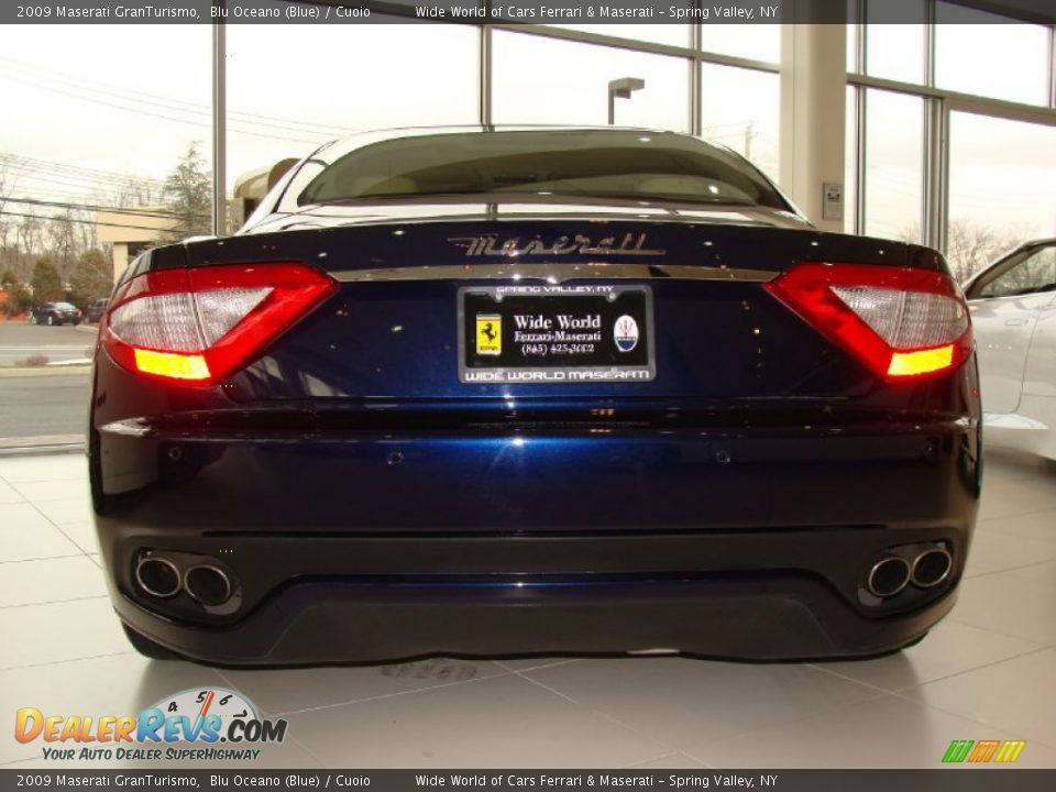 2009 Maserati GranTurismo Blu Oceano (Blue) / Cuoio Photo #6