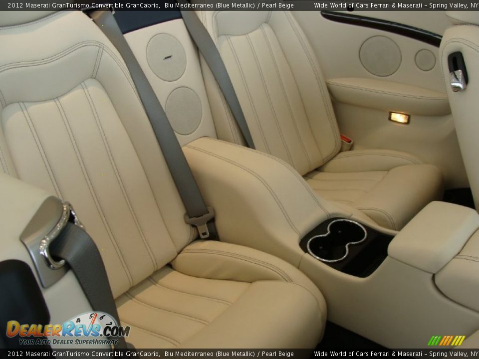 Rear Seat of 2012 Maserati GranTurismo Convertible GranCabrio Photo #12