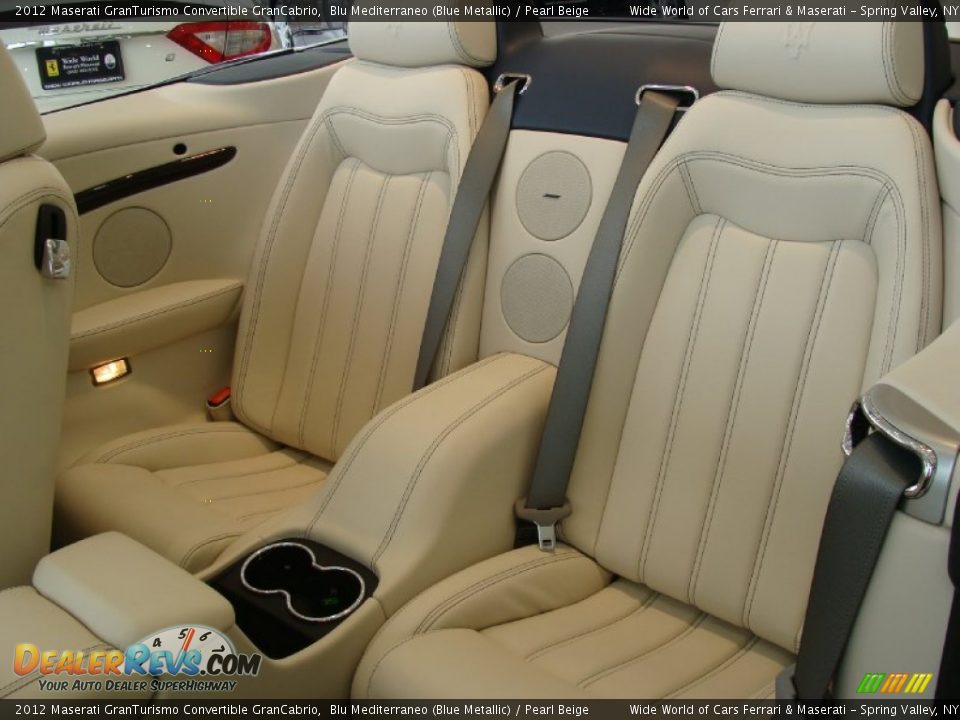 Pearl Beige Interior - 2012 Maserati GranTurismo Convertible GranCabrio Photo #17