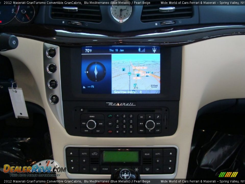 Navigation of 2012 Maserati GranTurismo Convertible GranCabrio Photo #21