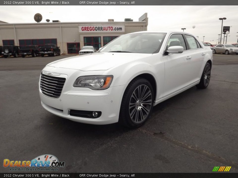 2012 Chrysler 300 S V8 Bright White / Black Photo #1