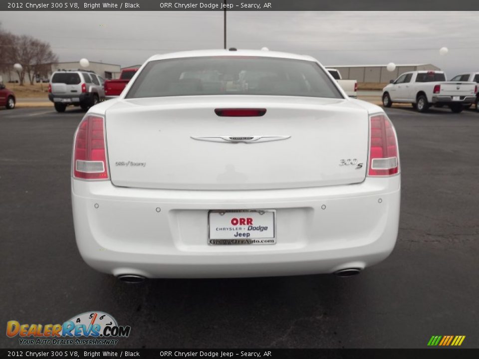 2012 Chrysler 300 S V8 Bright White / Black Photo #6