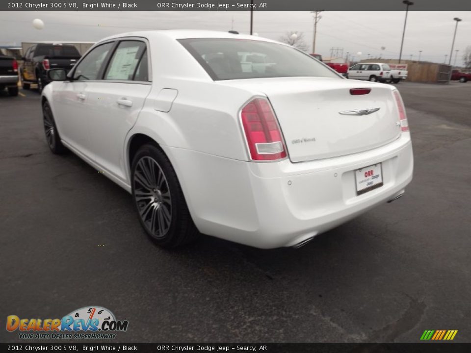 2012 Chrysler 300 S V8 Bright White / Black Photo #7