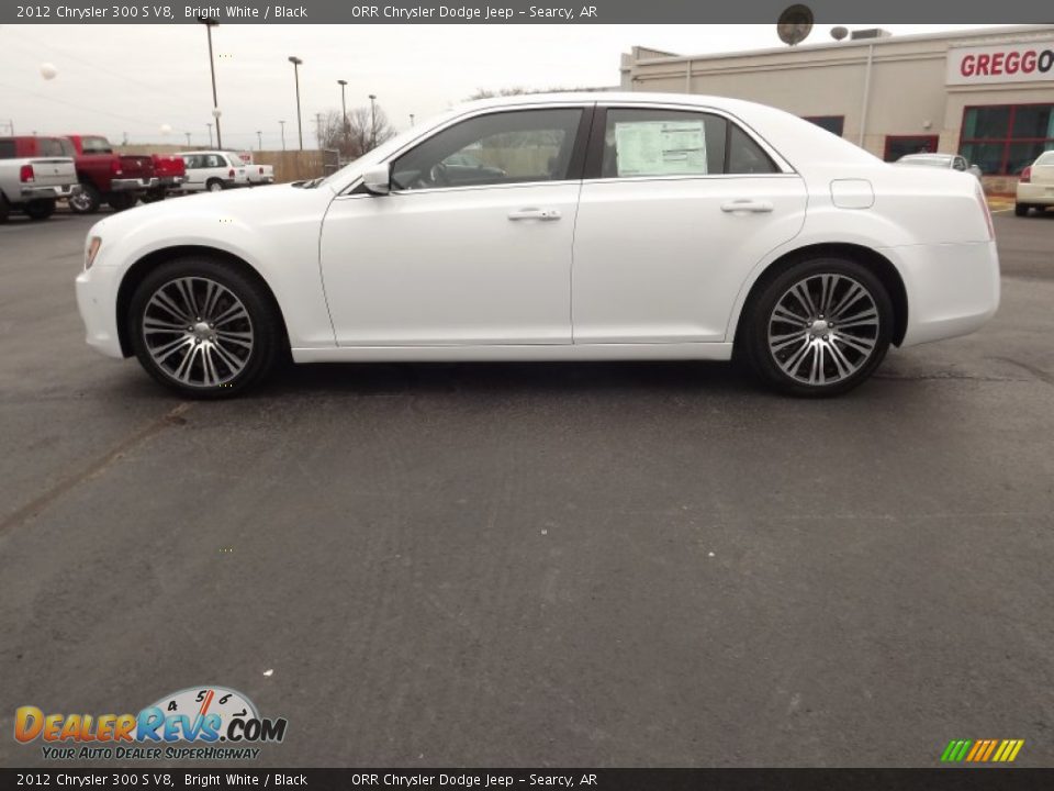 2012 Chrysler 300 S V8 Bright White / Black Photo #8