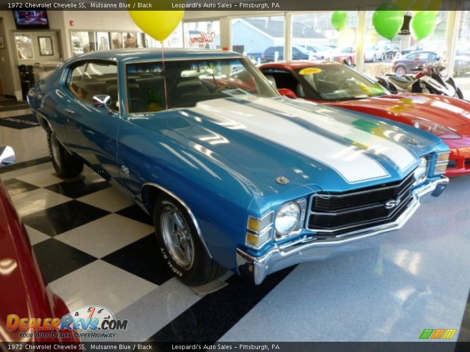 1972 Chevrolet Chevelle SS Mulsanne Blue / Black Photo #1