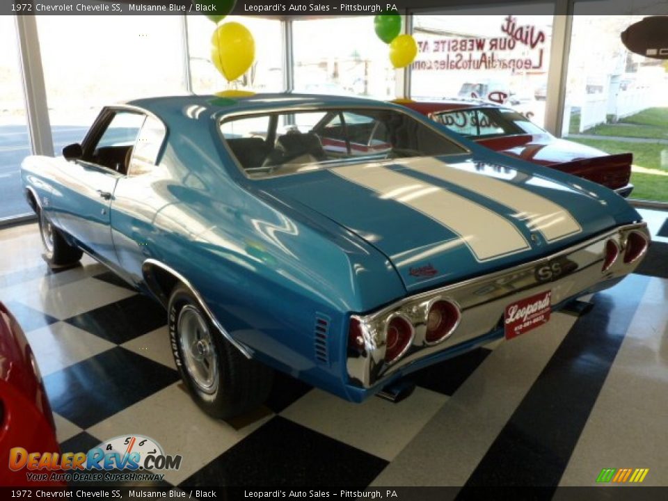 1972 Chevrolet Chevelle SS Mulsanne Blue / Black Photo #3