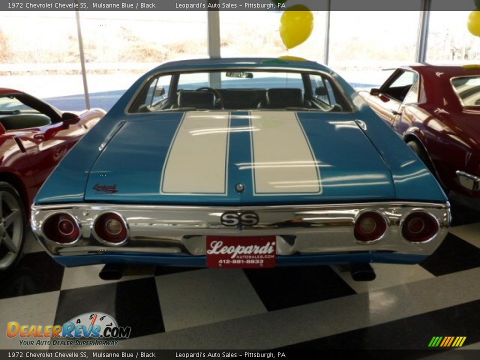 1972 Chevrolet Chevelle SS Mulsanne Blue / Black Photo #4