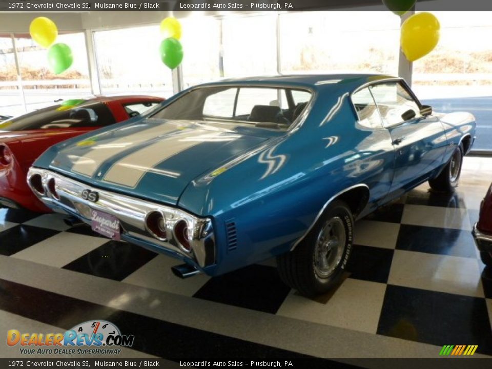 1972 Chevrolet Chevelle SS Mulsanne Blue / Black Photo #5