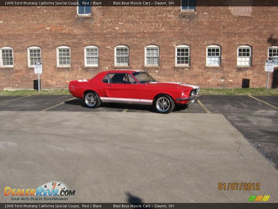 Red 1968 Ford Mustang California Special Coupe Photo #4