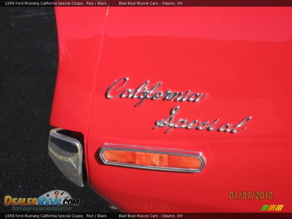 1968 Ford Mustang California Special Coupe Logo Photo #5