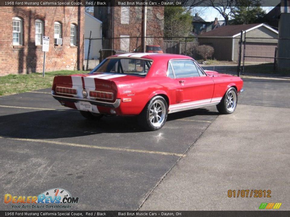 Red 1968 Ford Mustang California Special Coupe Photo #7