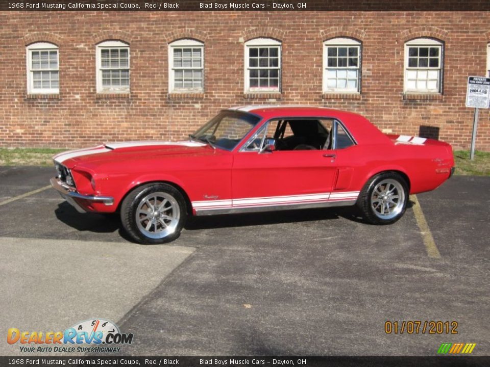 Red 1968 Ford Mustang California Special Coupe Photo #13