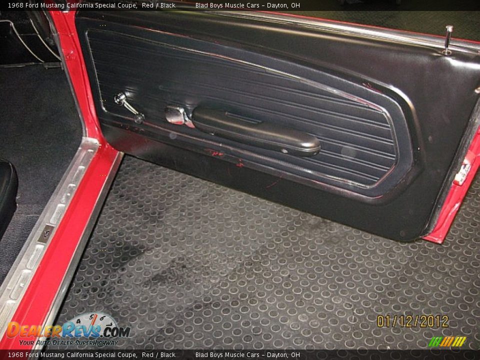 Door Panel of 1968 Ford Mustang California Special Coupe Photo #22