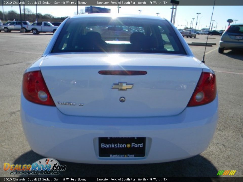 2010 Chevrolet Cobalt LT Sedan Summit White / Ebony Photo #4