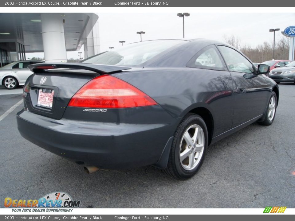 2003 Honda Accord EX Coupe Graphite Pearl / Black Photo #3