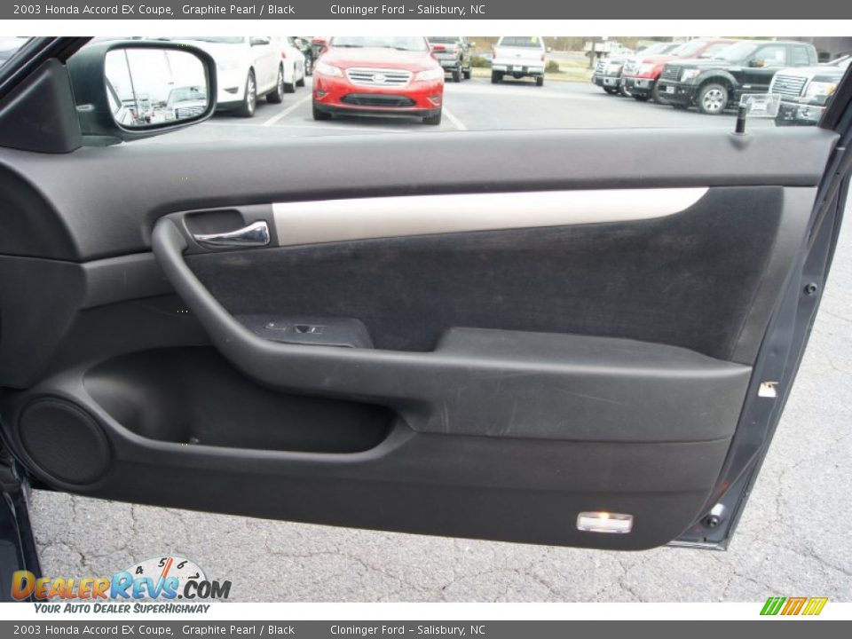 2003 Honda Accord EX Coupe Graphite Pearl / Black Photo #14