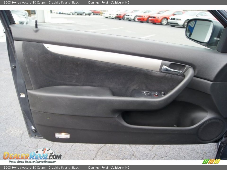 2003 Honda Accord EX Coupe Graphite Pearl / Black Photo #17