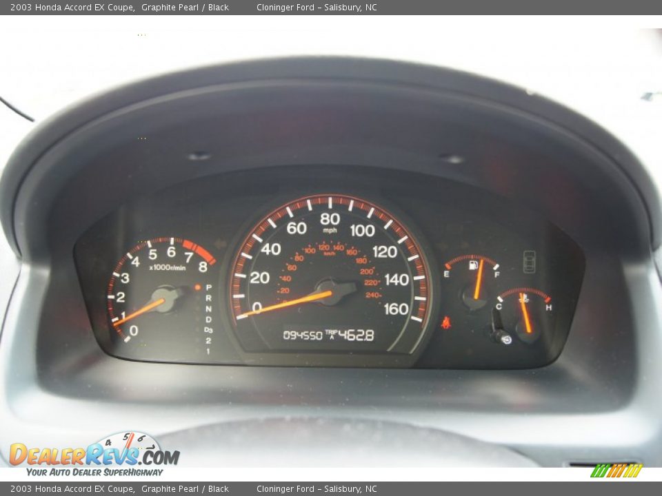 2003 Honda Accord EX Coupe Gauges Photo #21
