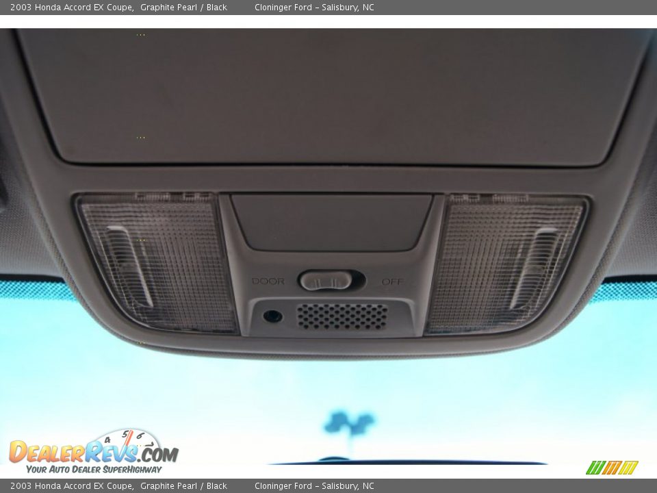 2003 Honda Accord EX Coupe Graphite Pearl / Black Photo #29