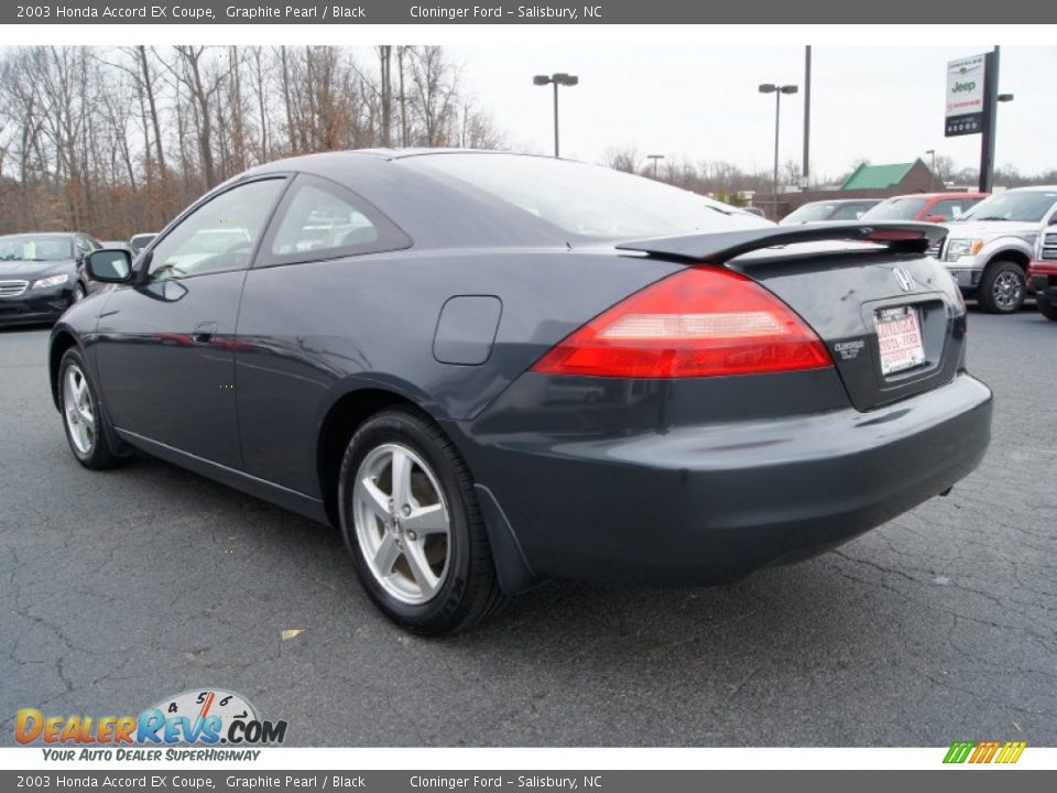 2003 Honda Accord EX Coupe Graphite Pearl / Black Photo #32