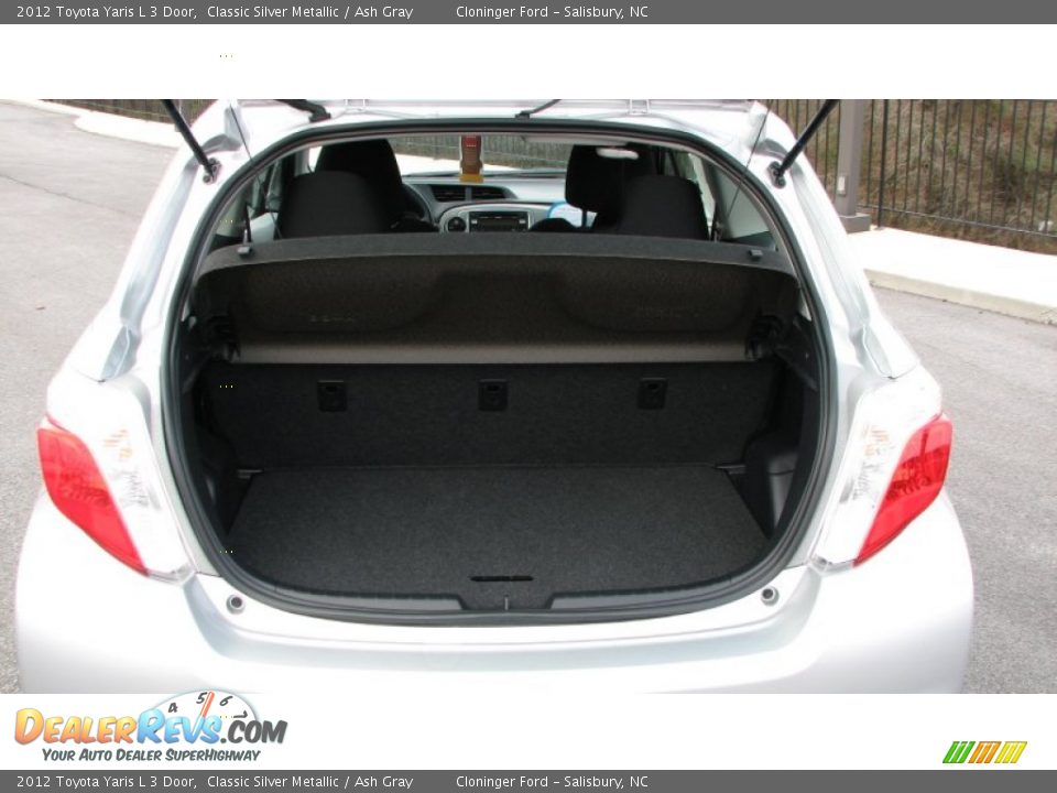 2012 Toyota Yaris L 3 Door Classic Silver Metallic / Ash Gray Photo #6