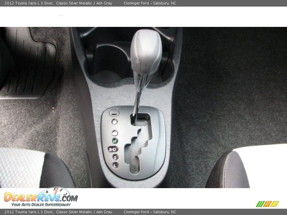 2012 Toyota Yaris L 3 Door Classic Silver Metallic / Ash Gray Photo #19