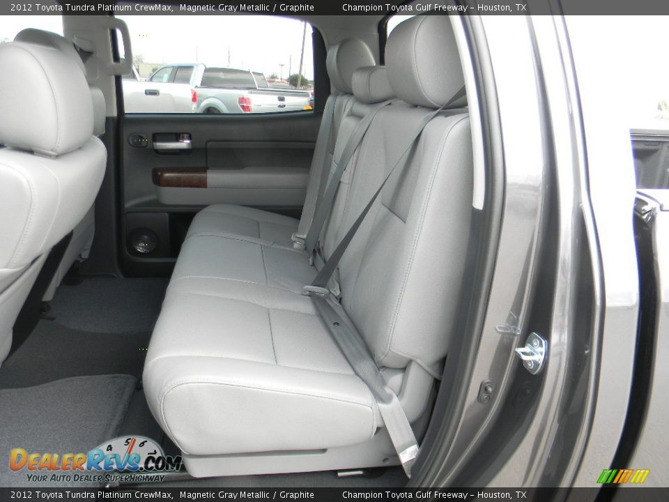 Rear Seat of 2012 Toyota Tundra Platinum CrewMax Photo #10