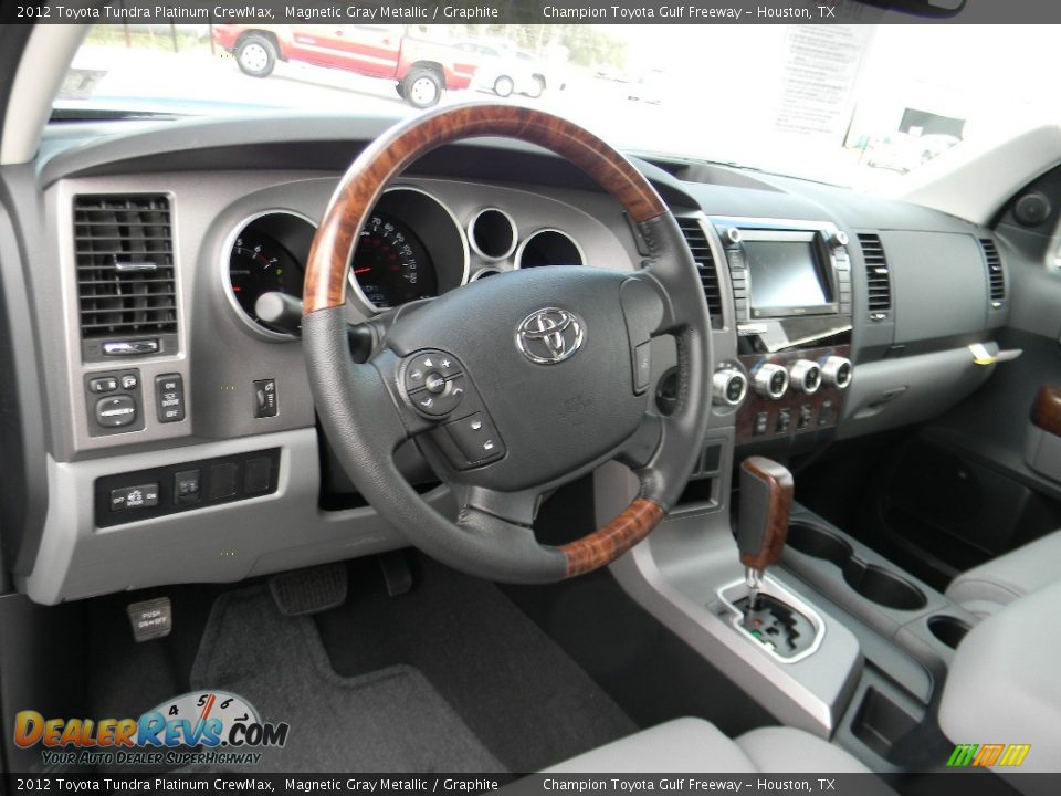 Graphite Interior - 2012 Toyota Tundra Platinum CrewMax Photo #12
