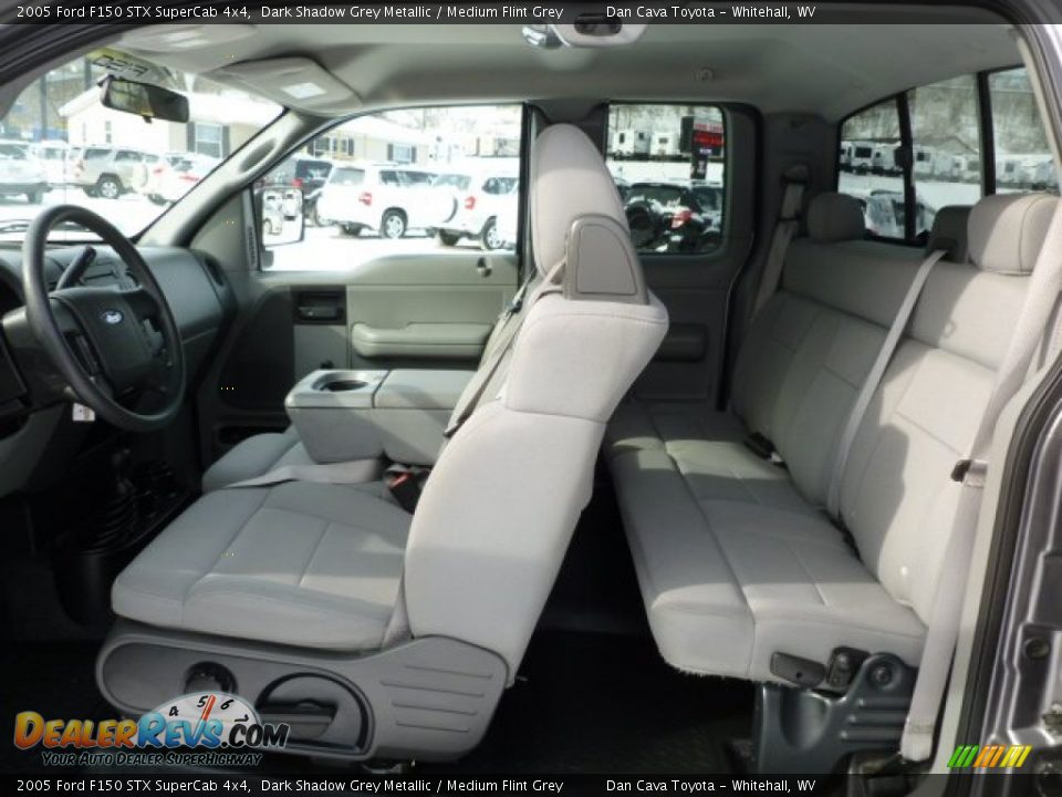 Medium Flint Grey Interior 2005 Ford F150 Stx Supercab 4x4
