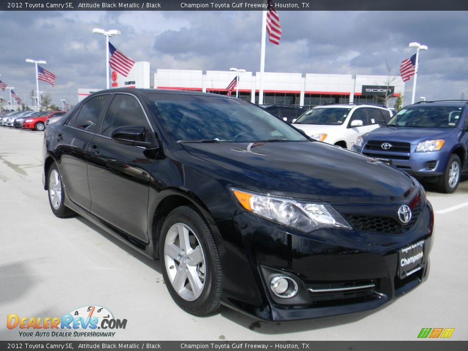 2012 Toyota Camry SE Attitude Black Metallic / Black Photo #3