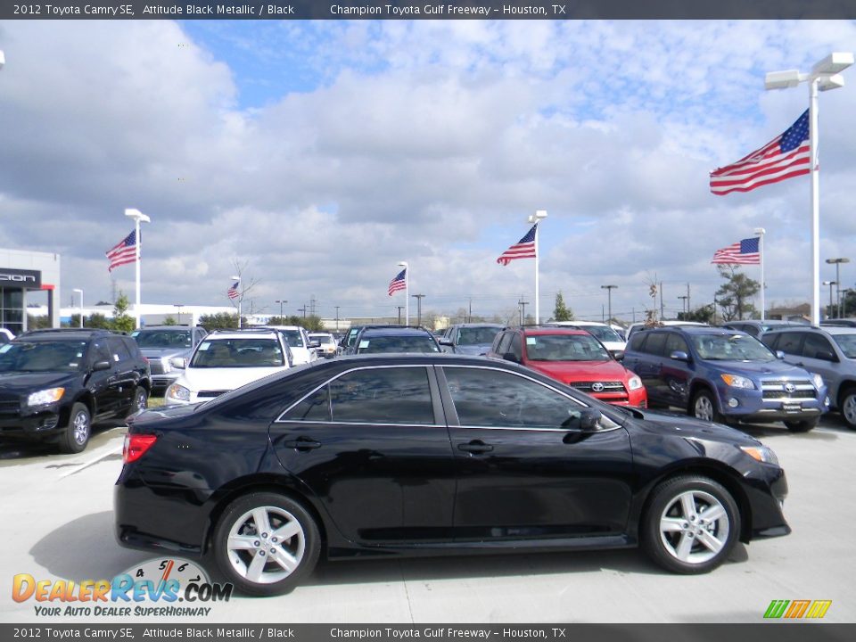 Attitude Black Metallic 2012 Toyota Camry SE Photo #4