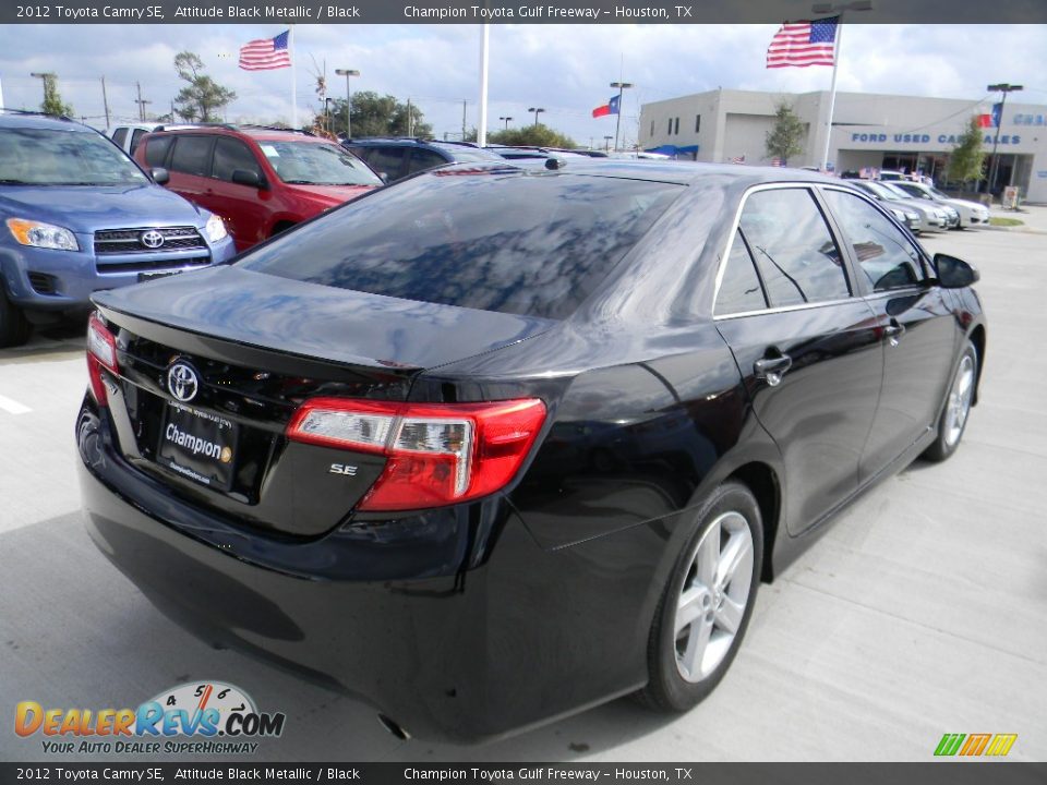 2012 Toyota Camry SE Attitude Black Metallic / Black Photo #5