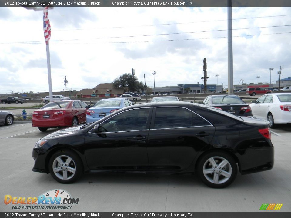 2012 Toyota Camry SE Attitude Black Metallic / Black Photo #8