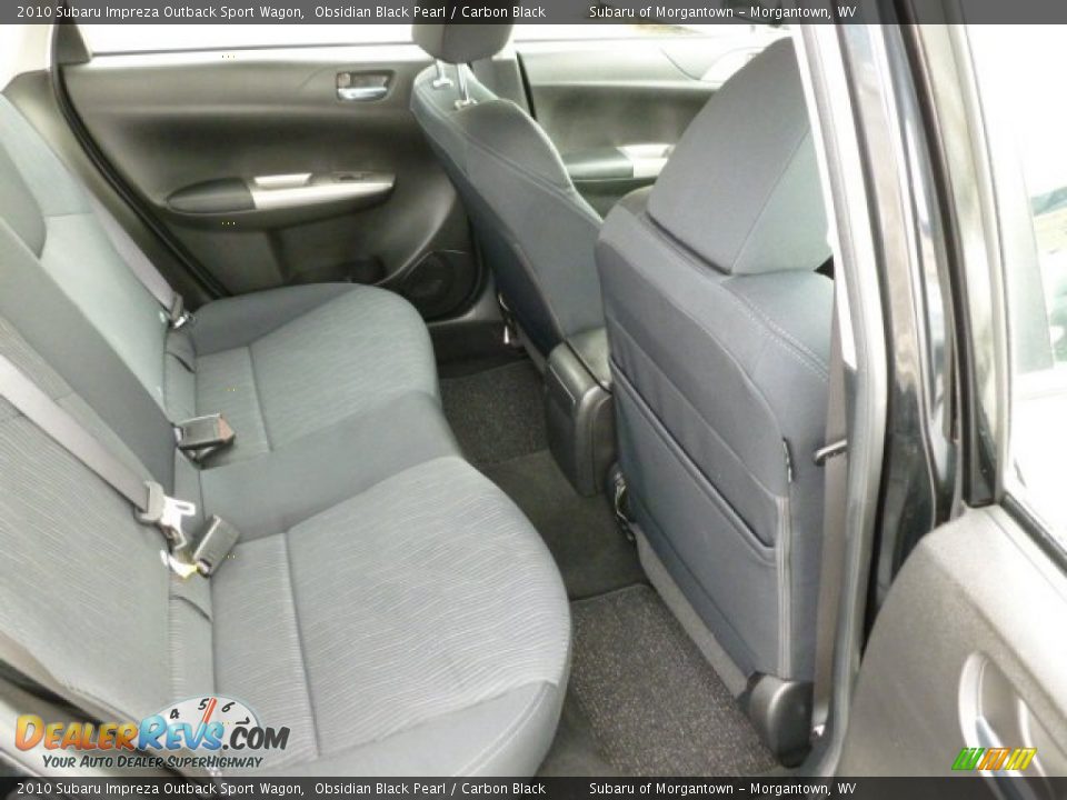 Carbon Black Interior - 2010 Subaru Impreza Outback Sport Wagon Photo #11