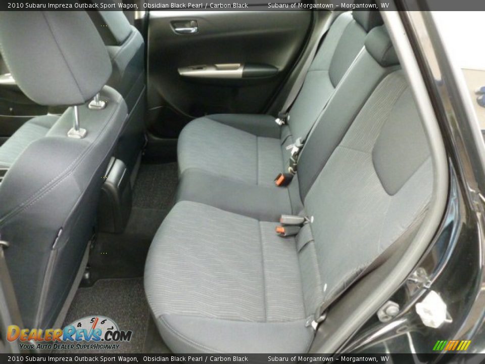Rear Seat of 2010 Subaru Impreza Outback Sport Wagon Photo #13