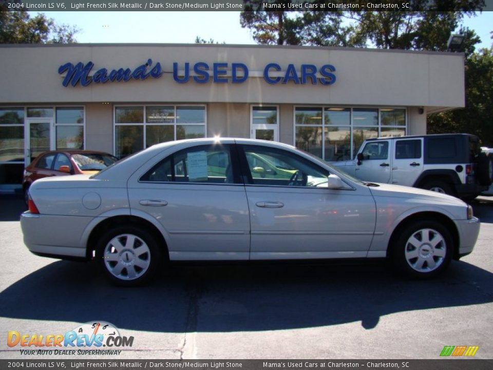 2004 Lincoln LS V6 Light French Silk Metallic / Dark Stone/Medium Light Stone Photo #1