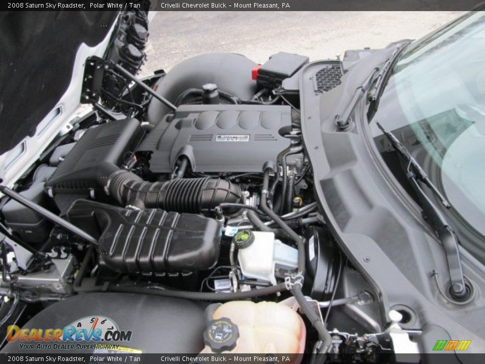 2008 Saturn Sky Roadster Polar White / Tan Photo #12