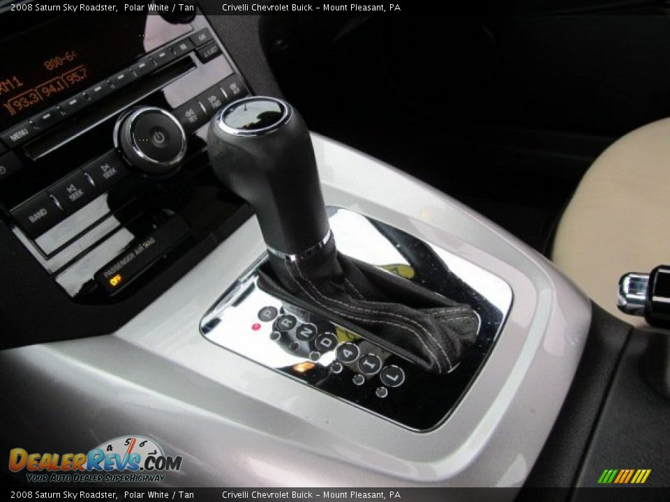 2008 Saturn Sky Roadster Polar White / Tan Photo #20