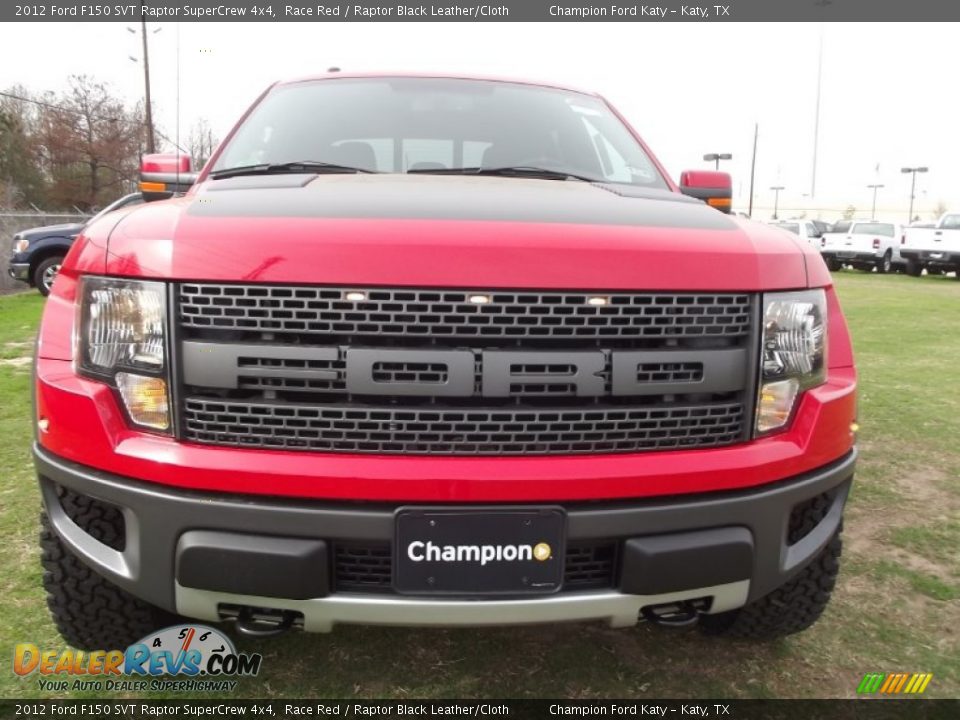 2012 Ford F150 SVT Raptor SuperCrew 4x4 Race Red / Raptor Black Leather/Cloth Photo #2