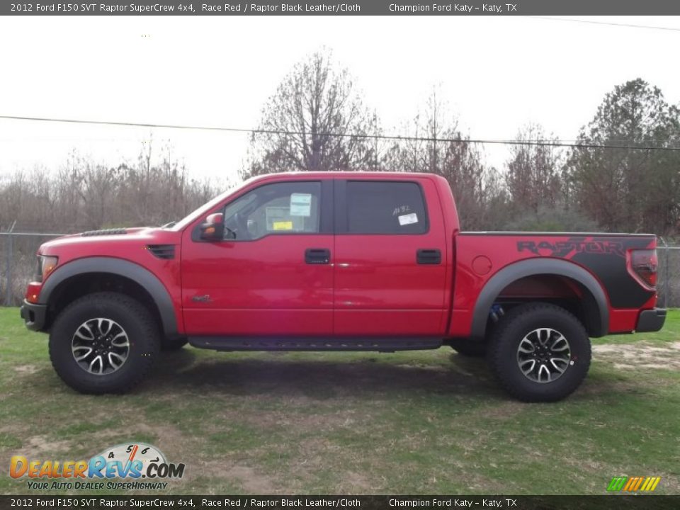 2012 Ford F150 SVT Raptor SuperCrew 4x4 Race Red / Raptor Black Leather/Cloth Photo #4