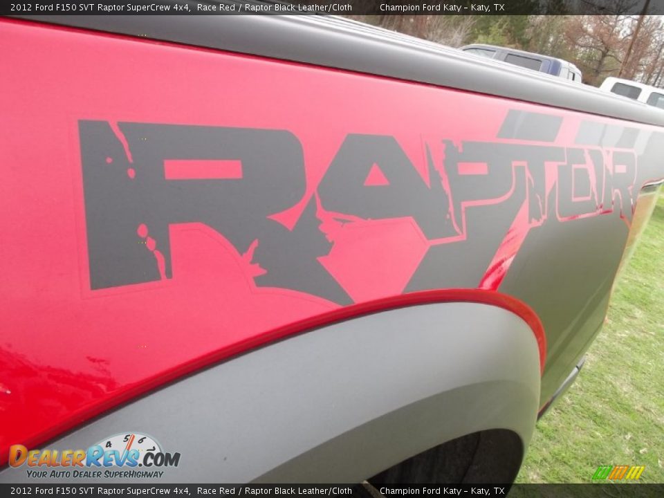 2012 Ford F150 SVT Raptor SuperCrew 4x4 Race Red / Raptor Black Leather/Cloth Photo #11