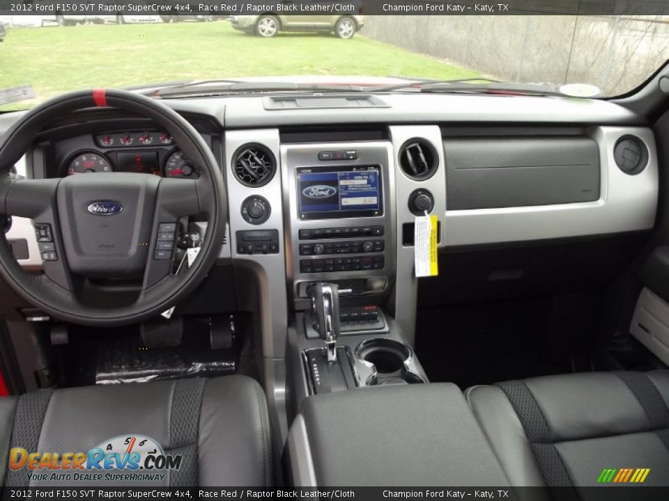 Dashboard of 2012 Ford F150 SVT Raptor SuperCrew 4x4 Photo #24