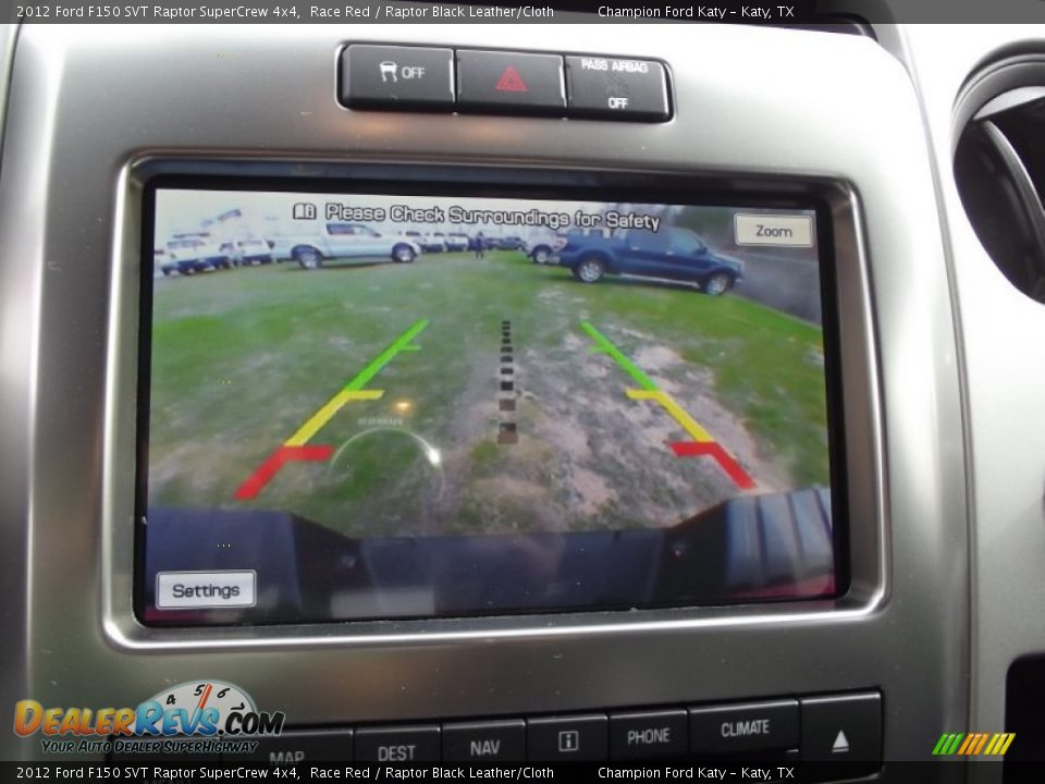 2012 Ford F150 SVT Raptor SuperCrew 4x4 Race Red / Raptor Black Leather/Cloth Photo #26