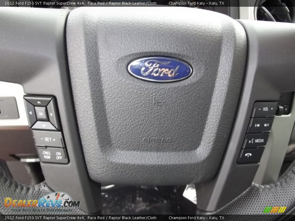 2012 Ford F150 SVT Raptor SuperCrew 4x4 Race Red / Raptor Black Leather/Cloth Photo #28