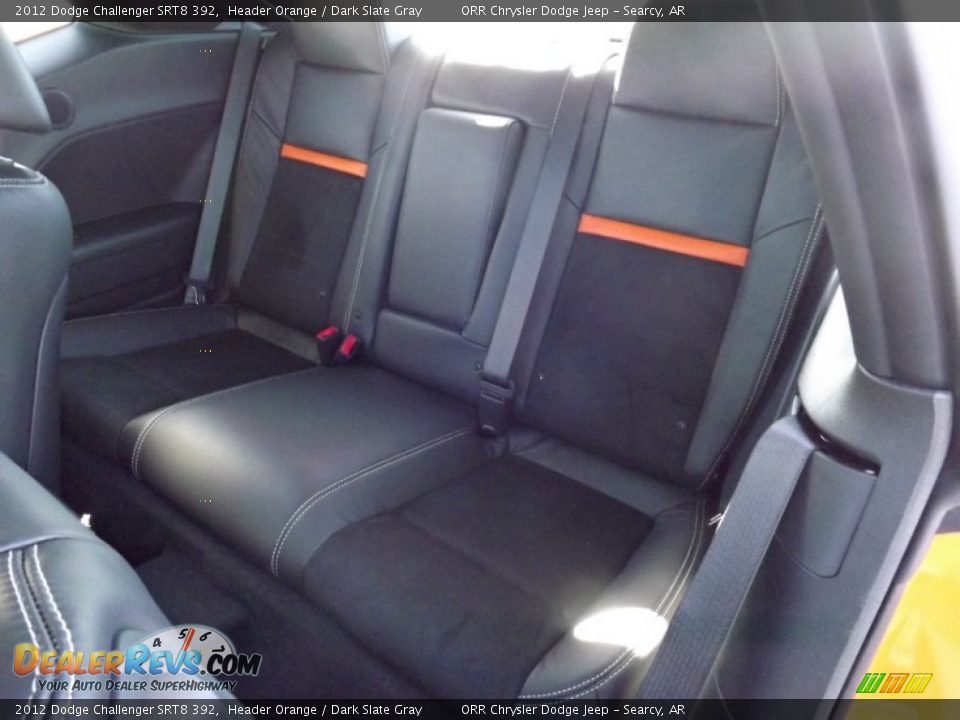 2012 Dodge Challenger SRT8 392 Header Orange / Dark Slate Gray Photo #12