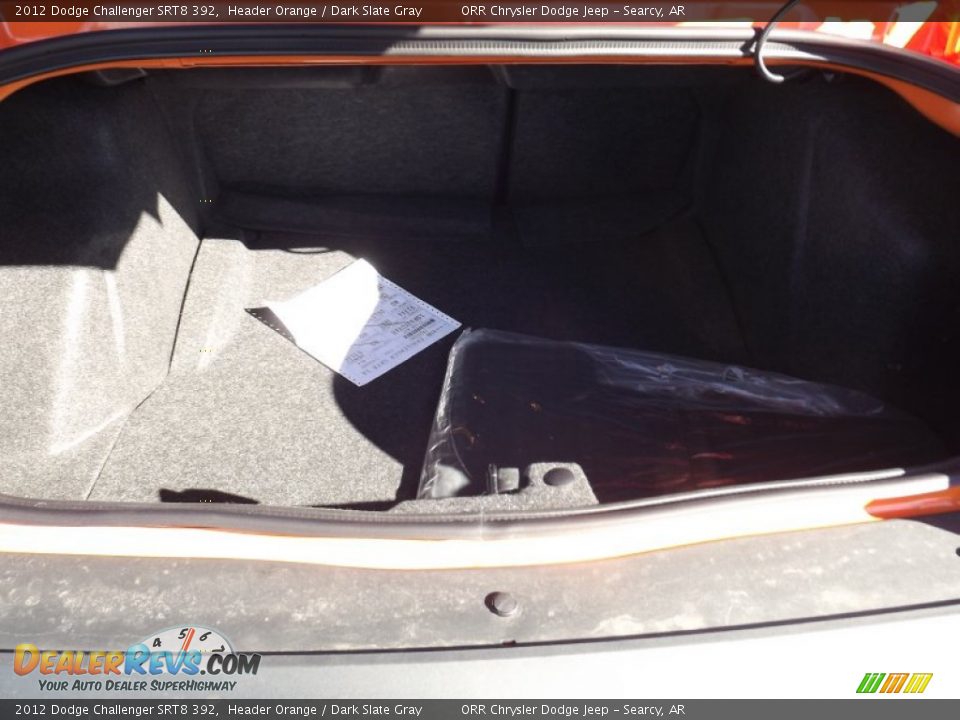 2012 Dodge Challenger SRT8 392 Header Orange / Dark Slate Gray Photo #15
